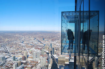 Willis Tower Sky Deck Glas-Balkone
