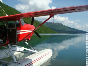 Anchorage, Lake Hood: Mit Floatplanes zum Mount McKinley
