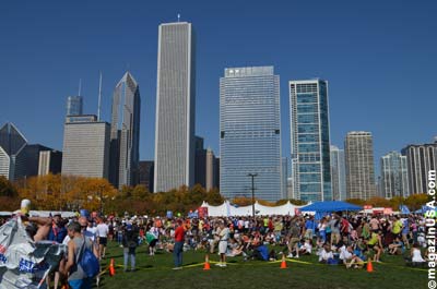 Chicago Marathon 2011: After-Run Party im Millennium Park
