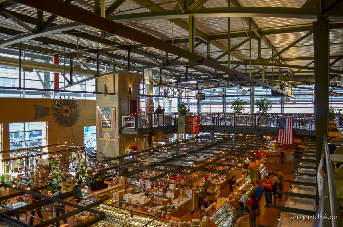 Public Market im Historical Third Ward District in Milwaukee