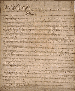 Amerikanische Verfassung, Seite 1