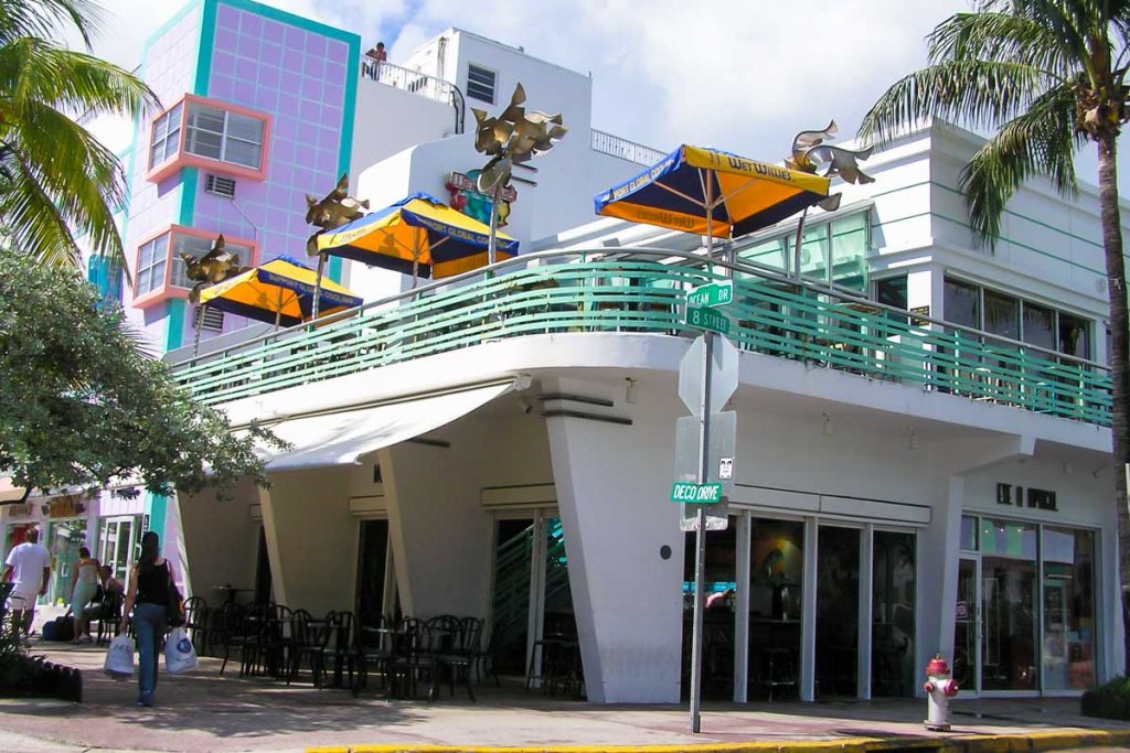 Ocean Drive in Miami Beach, Florida