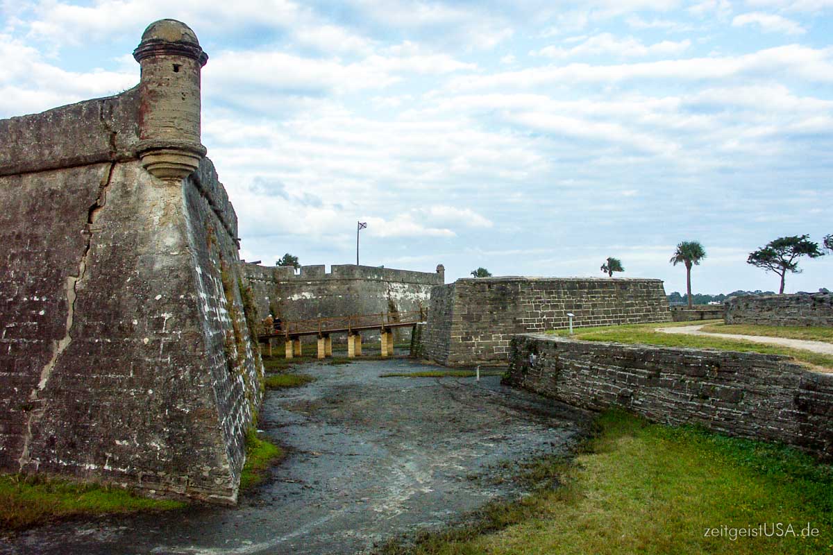 Castillo de San Marcos in St. Augustine, Florida