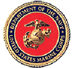 The Eagle, Globe and Anchor set within the official Marine Corps seal